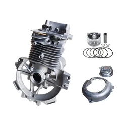 Heavy Duty 39mm Crankcase Cylinder Piston Valve Rocker Arm Kit for 35 cc Brush Cutter Engine